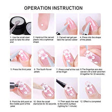 Load image into Gallery viewer, 12pcs 3D Sculpture Gel, Saviland Carving Gels Nail Polish for Decoration Patterns Nail Art Kit(White,Pink,Red,Blue,Black)