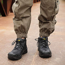 Load image into Gallery viewer, DRKA Water Resistant Steel Toe Work Boots For Men,6'' EH-Rated Safety Boots(19977-blk-43)