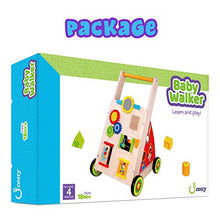 Load image into Gallery viewer, cossy Wooden Baby Learning Walker Toddler Toys for 18 Months (Updated Version)