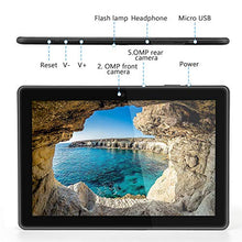 Load image into Gallery viewer, YELLYOUTH 10 inch Android Tablet 9.0 Pie Quad Core 4GB RAM 64GB ROM Storage 10.1 IPS HD Touch Screen with WiFi Bluetooth GPS and Cameras Black