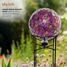 Load image into Gallery viewer, Alpine Corporation 24" Tall Indoor/Outdoor Metal Gazing Globe Display Stand