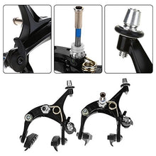Load image into Gallery viewer, Keenso Bike Brakes Set, 1 Pair Road Bike Aluminium Alloy V Shape Mechanical Dual-Pivot Bicycle Brake Set Repair Parts Accessory