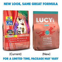 Load image into Gallery viewer, Lucy Pet Products Formulas for Life - Sensitive Stomach & Skin Dry Cat Food, All Breeds & Life Stages - Salmon, Pumpkin, & Quinoa, 4 LB Bag