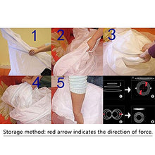 Load image into Gallery viewer, Abaowedding Girls' 3 Hoops Petticoat Full Slip Flower Girl Crinoline Skirt (2-3 yrs) White