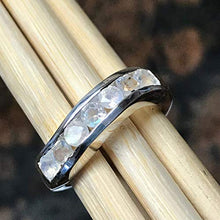 Load image into Gallery viewer, Natural Rainbow Moonstone 925 Sterling Silver Ring Size 5.75, 6, 6.75, 7, 7.75, 8, 8.75, 9, 9.75, 10