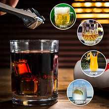 Load image into Gallery viewer, DERNORD Exclusive Stainless Steel Whiskey Stones - High Cooling technology Ice Cubes Chilling Rocks Reusable Wine Stone Durable Beer Drink Freezer Cooler Rock for Christmas and Birthday Gifts