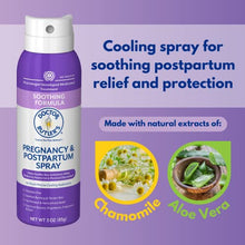 Load image into Gallery viewer, Doctor Butler's Pregnancy & Postpartum Spray - Perineal Spray and Hemorrhoid Treatment with Aloe and Chamomile, Pregnancy Support and Postpartum Essentials, Paraben Free (3oz)
