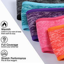 Load image into Gallery viewer, 8 Pieces Ear Warmer Headbands with Buttons Fleece Muffs Headband Winter Running Sweatband Stretchy Ear Cover Cold Weather Ear Muffs Sports Earmuff for Women Men Cycling Skiing Jogging (Vivid Colors)