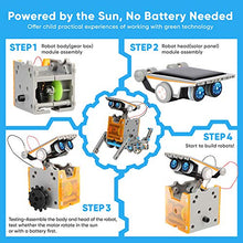 Load image into Gallery viewer, Sillbird STEM 12-in-1 Education Solar Robot Toys -190 Pieces DIY Building Science Experiment Kit for Kids Aged 8-10 and Older,Solar Powered by The Sun