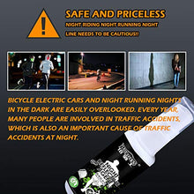 Load image into Gallery viewer, Fine Reflective Spray Paint Bike,Fluorescent Spray Paint Reflecting Safety Mark Reflective Coatings Anti Accident, Glow in Dark (Silver)