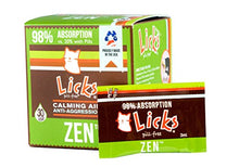 Load image into Gallery viewer, Licks - Zen Cat Calming - Cat Anxiety Relief- Cat Calming- LiquiPaks - 30 Use