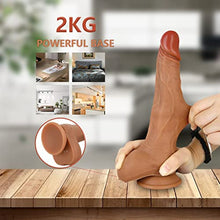 Load image into Gallery viewer, Thrųstɨng Dḭ'łƌơ Vḭƀ'rator Bįg Tơys Ȿpot Ᵽlay Rechargeabłe Aƞal Sęx PlęaⱾure 10 For Inch Ȿuction Aƌulŧ