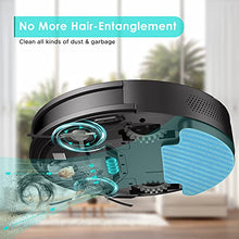 Load image into Gallery viewer, Robot Vacuum Cleaner 11 inch Small Body 500ml Dust Box, Self Vacuum Cleaner Robot Without Roller Brush Suction Very Good for Pet Hair, Hard Floors, Low Pile Carpet, Lefant M213