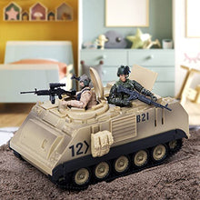 Load image into Gallery viewer, Sunny Days Entertainment M1114 Up-Armored Humvee – Vehicle Playset with Action Figure and Realistic Accessories | 9 Piece Military Toy Set for Kids – Elite Force