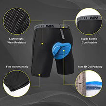 Load image into Gallery viewer, Men's Cycling Underwear, 3D Padded Bike Shorts, Quick Dry Breathable Mountain Bicycle Tights Leggings (Black-02, Medium)