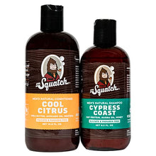 Load image into Gallery viewer, Dr. Squatch Citrus & Cypress Men's Shampoo + Conditioner Hair Bundle - Keeps Hair Looking Full, Healthy, Hydrated