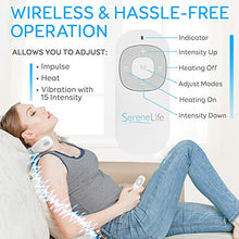 Load image into Gallery viewer, Smart Neck Massager with Heat - Cordless Rechargeable Trigger Point Deep Tissue Portable Neck Massager w/ Heat Vibration Shiatsu Acupressure Therapy, for Men & Women - SereneLife SLNKMSG120