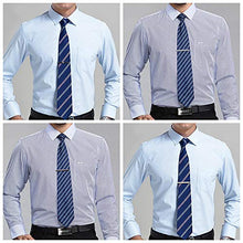 Load image into Gallery viewer, YADOCA Tie Clip Cufflinks Set for Men Necktie Tie Bar Clips Business Shirts Tuxedo Wedding Gift with Box Silver-Tone Gold-Tone Black