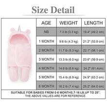 Load image into Gallery viewer, upsimples Newborn Baby Girl Blanket Soft Plush Unicorn Baby Swaddle Blanket Baby Girl Clothes Receiving Blankets for Girls 0-6 Months,Baby Girl Shower Gifts