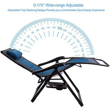 Load image into Gallery viewer, Timber Ridge Zero Gravity Chair Oversized Recliner Folding Patio Lounge Chair 350lbs Capacity Adjustable Lawn Chair with Headrest for Outdoor, Camping, Patio, Lawn
