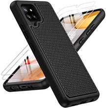 Load image into Gallery viewer, BNIUT for Samsung Galaxy A42 5G Case: Dual Layer Protective Heavy Duty Cell Phone Cover Shockproof Rugged with Non Slip Textured Back - Military Protection Bumper Tough - 6.6inch (Matte Black)