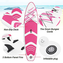 Load image into Gallery viewer, FBSPORT 10'6" Premium Inflatable Stand Up Paddle Board, Yoga Board with Durable SUP Accessories & Carry Bag.Wide Stance, Surf Control, Non-Slip Deck, Leash, Paddle and Pump for Youth & Adult
