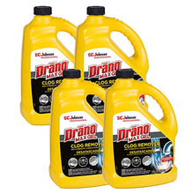Load image into Gallery viewer, SC Johnson Professional Drano Max Gel, For Drain Clog Removal, 128 Fl. Oz (Pack of 4)
