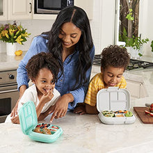 Load image into Gallery viewer, Bentgo® Kids Chill Lunch Box - Bento-Style Lunch Solution with 4 Compartments and Removable Ice Pack for Meals and Snacks On-the-Go - Leak-Proof, Dishwasher Safe, BPA-Free (Aqua)