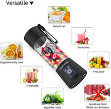 Load image into Gallery viewer, USB Blender, Doshabal Portable Personal Blender, Smoothie Blender to go, Rechargeable Blender shakes and smoothies