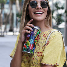 Load image into Gallery viewer, Tervis Diamond Plate Stainless Steel Tumbler with Clear and Black Hammer Lid 20oz, Silver