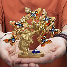 Load image into Gallery viewer, YU FENG Lucky Money and Evil EyeTree with Turkish Blue Evil Eyes and Butterfly Figurines for Home Decor