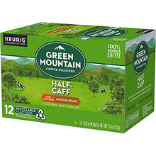 Load image into Gallery viewer, Green Mountain Coffee Half-Caff Keurig K-Cups Coffee, 12 ct
