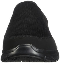 Load image into Gallery viewer, Skechers Men's Black Flex Advantage Slip Resistant Mcallen Slip On - 11 D(M) US