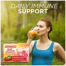 Load image into Gallery viewer, Emergen-C 1000mg Vitamin C Powder, with Antioxidants, B Vitamins and Electrolytes, Vitamin C Supplements for Immune Support, Caffeine Free Fizzy Drink Mix, Strawberry Kiwi Flavor - 30 Count
