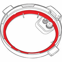 Load image into Gallery viewer, Genuine Instant Pot Sealing Ring 2 Pack Clear 8 Quart