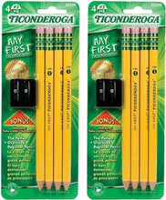 Load image into Gallery viewer, My First Ticonderoga Primary Pencil and Bonus Sharpener- 2 Pk