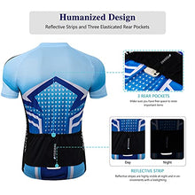 Load image into Gallery viewer, FEIXIANG Men’s Cycling Jersey, Short Sleeve Riding Bike Top Shirts Zipper Cool Dry Biking Clothing with 3 Rear Pockets