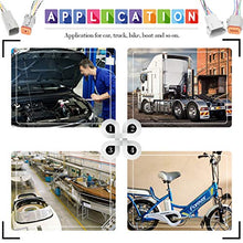 Load image into Gallery viewer, Glarks 6 Sets 2 3 4 6 8 12 Pin Sealed Gray Male and Female Auto Waterproof Electrical Wire Connector Plug 22-16AWG Connector for Motorcycle, Scooter, Car, Truck, Boats