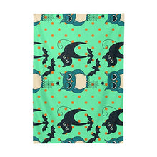 Load image into Gallery viewer, ALAZA Halloween Owls and Cats Tablecolth Table Cover for Party Dining Room Kitchen Decor,54 X 72,Stain and Wrinkle Resistant Washable Rectangle Table Cloth