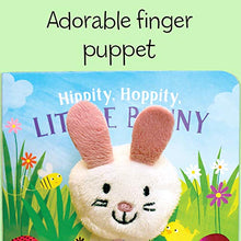 Load image into Gallery viewer, Hippity, Hoppity, Little Bunny (Finger Puppet Board Book for Easter Basket Stuffer Ages 0-4) (Finger Puppet Book)