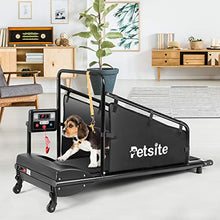 Load image into Gallery viewer, PETSITE Dog Treadmill, Pet Dog Running Machine for Small & Medium-Sized Dogs, Pet Fitness Treadmill with 1.4'' LCD Display Screen, 200 LBS Capacity