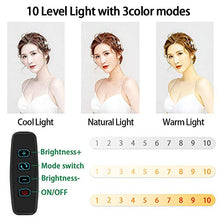 Load image into Gallery viewer, 12-inch Selfie Ring Light, Selfie Stick Tripod 76.8-inch Expandable, Tablet Holder Mobile Phone Holder 3 Light Modes, for Makeup/Photography/YouTube/Vlog/TIK Tok/Live/Streaming with Bluetooth Shutter