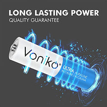 Load image into Gallery viewer, VONIKO Alkaline 9V Battery 4 Pack & AAA 24 Pack Triple A Battery- Ultra Long Lasting