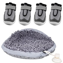 Load image into Gallery viewer, Gawwapet Pet Snuffle Mat 19X19 inch & Dog Booties Size Size 6-2.28"