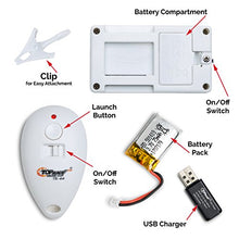 Load image into Gallery viewer, Top Race Spare Replacement Batteries 3.7v 360mAh and Top Race Drone Clip Remote Control Object Launcher, Release and Drop Drone Delivery (180 Feet)