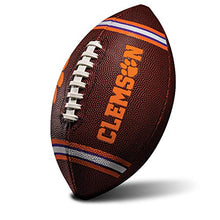 Load image into Gallery viewer, Franklin Sports NCAA Clemson Tigers Kids Youth Football - Official College Team Football with Team Logos - Junior Size Football