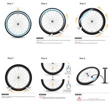 Load image into Gallery viewer, 2 Pack Bike Tube with 3 Tire Levers, 20"×1.75/1.95/2.10/2.125 Bicycle Inner Tube Tyres Road MTB Bike Interior Tire Tube Anti Puncture Tube for Bike Bicycle Tire (20”×1.75/2.125)