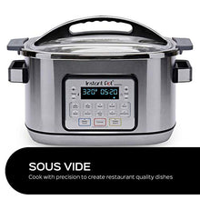 Load image into Gallery viewer, Instant Pot 8 Qt Aura Pro Multi-Use Programmable Multicooker with Sous Vide, Silver (Renewed)