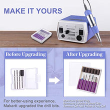 Load image into Gallery viewer, Makartt Nail Drill Electric Nail File Machine JD700 Professional 30000RPM Manicure Drill for Acrylic Nails Remove Gel Polish Poly Nail Extension Gel B-01