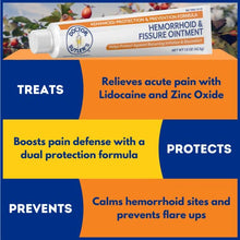 Load image into Gallery viewer, Doctor Butler's Advanced Hemorrhoid & Fissure Ointment – Lidocaine Hemorrhoid Treatment and Fissure Treatment Extra Strength Formula, Heals and Provides Fast Pain Relief and Itch Relief* (1.5 oz.)